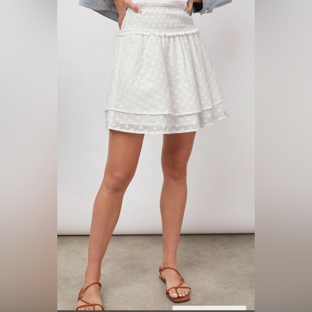 Rails White Mini Skirt
